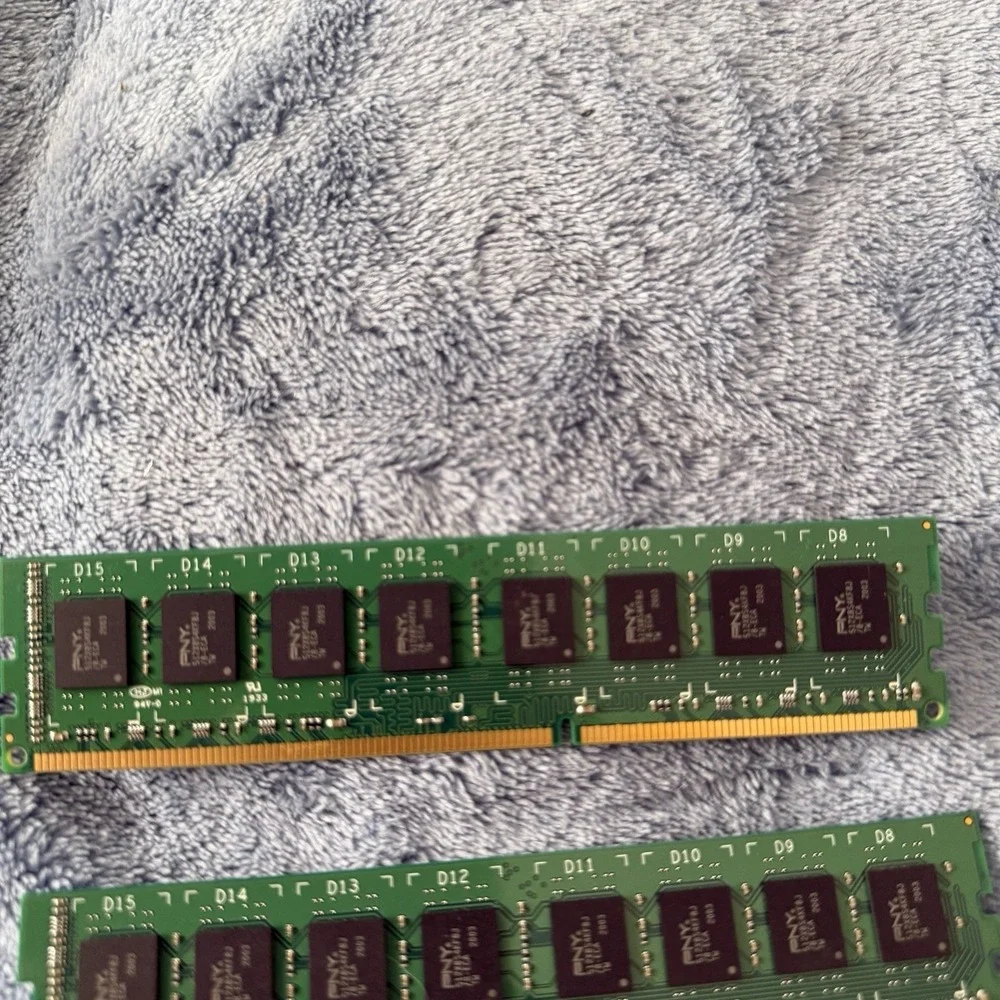 Pny 8gb Performance Ddr3 1600mhz Desktop Memory Modules Lot Of 2